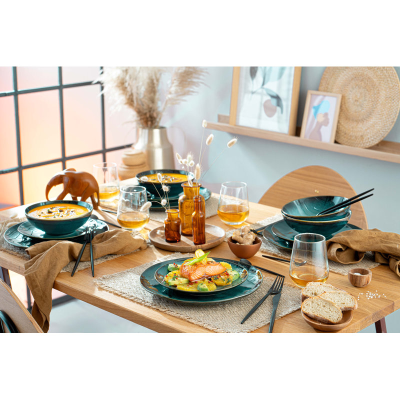 Sandoval 12 Piece Dinnerware Set Service for 4
