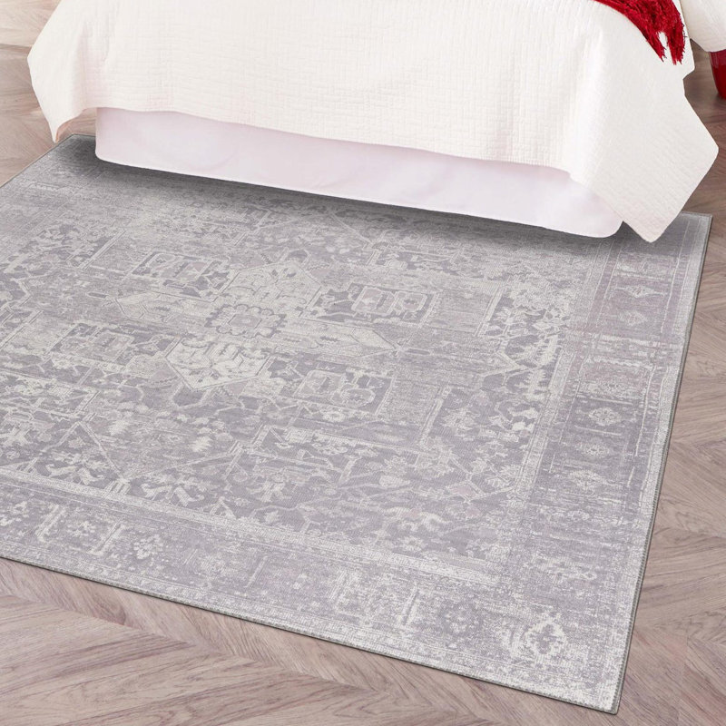 Chenille Abstract Indoor Rug, Square 7'6"
