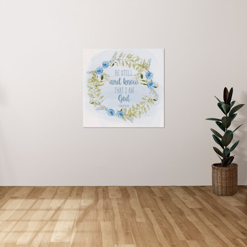 "Be Still" par Sally Swatland, reproduction sur toile, H 24 po x l 24 po x P 1,5 po