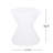 Side Table - Matte White, Iron With Breezy Mesh Design, 17.77 In. D X W 18.47 H, 6.28 Lb Weight In White Relaxing Space In.,