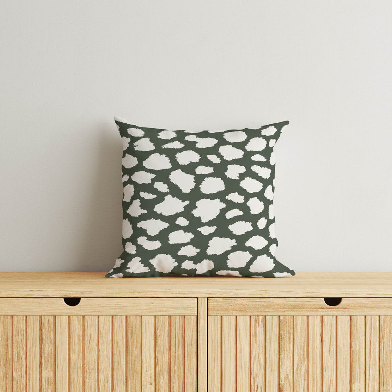 Coussin Animal Spot, Chimichurri / vert, H 20 po x l 20 po