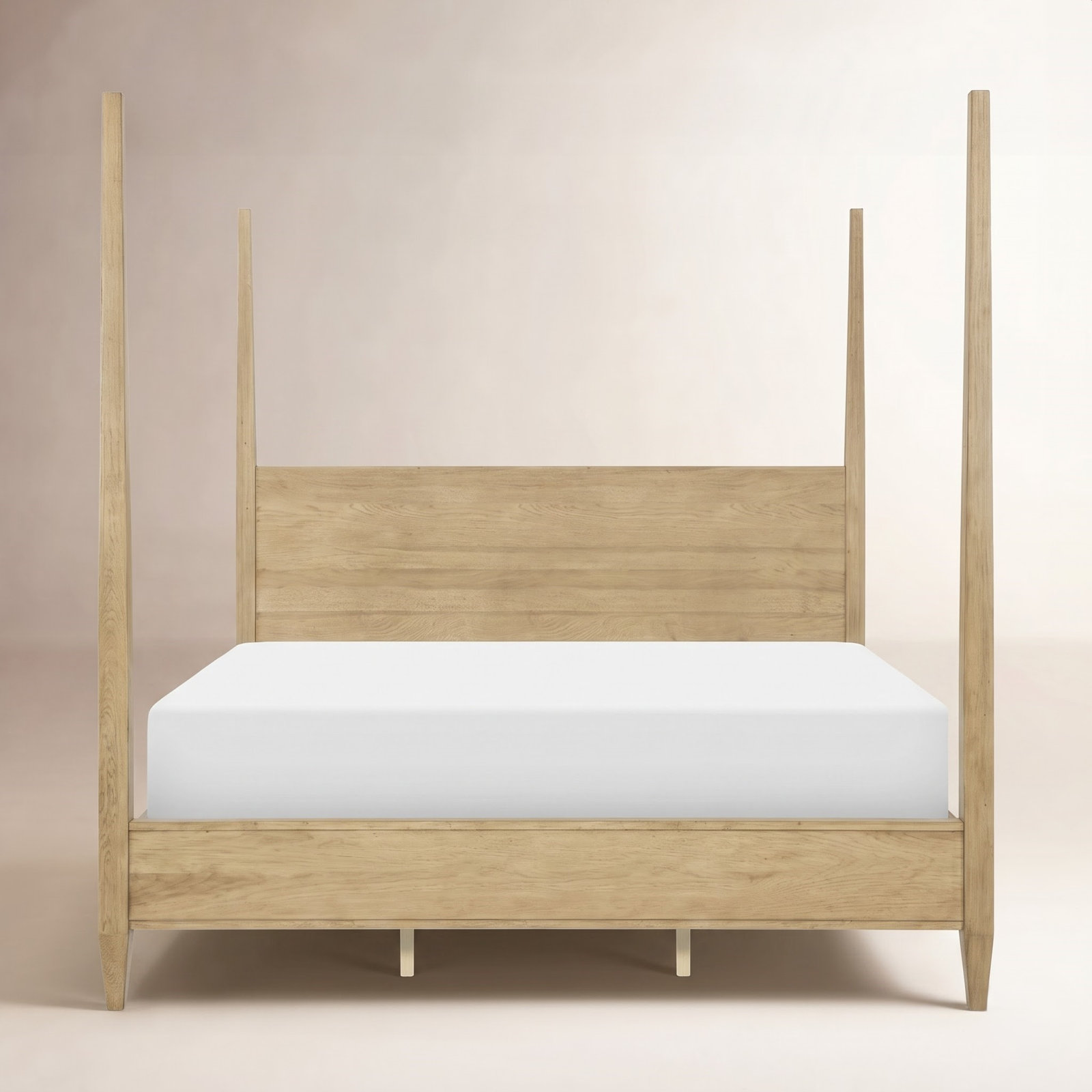 Mya Four Poster Bed, Brown, King