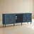 67" Retro Carved TV Stand for TVs up to 75", Blue-320122286