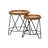 Solid Wood Tray Top Nesting Tables