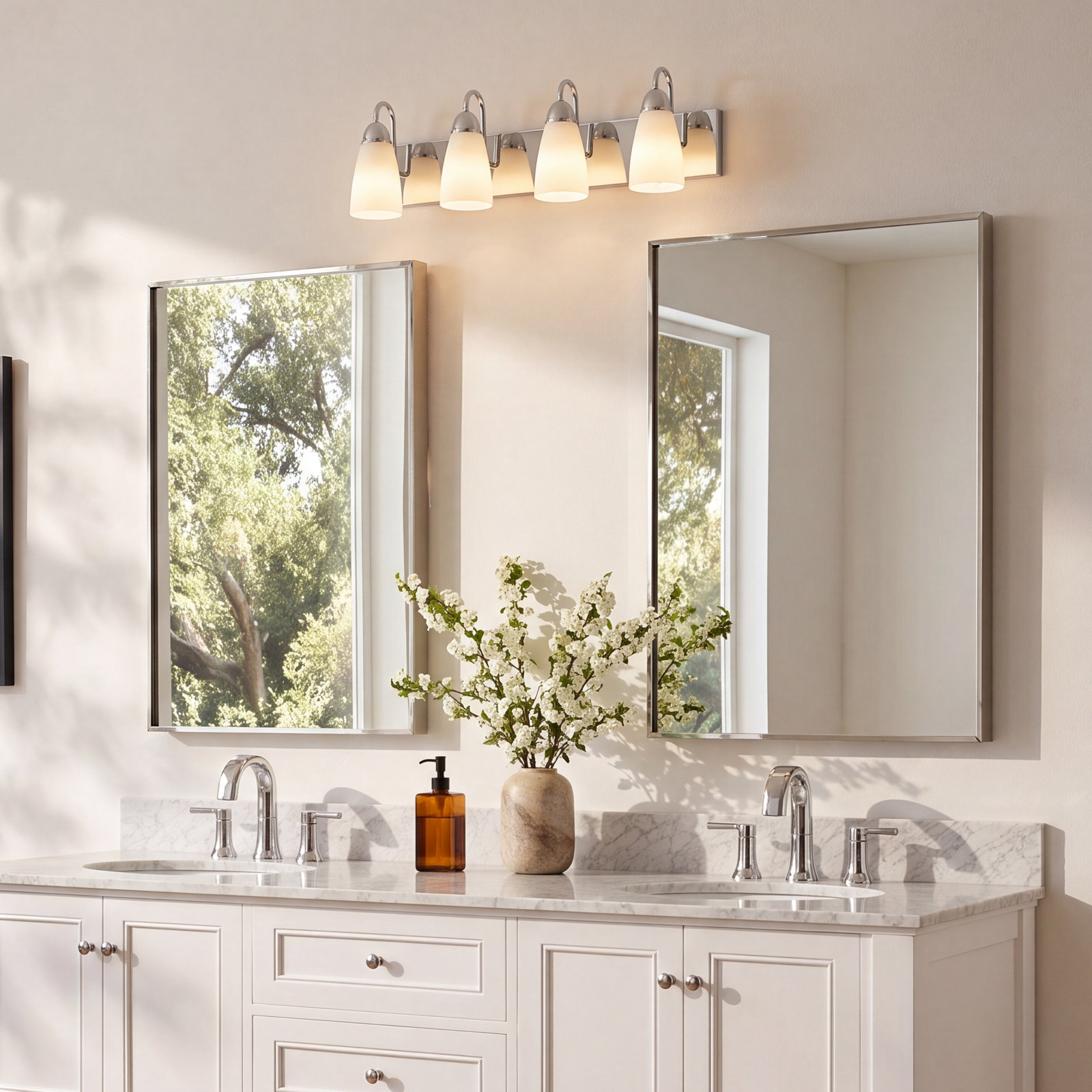 Aitken Dimmable Vanity Light, Brushed Nickel, No, 4
