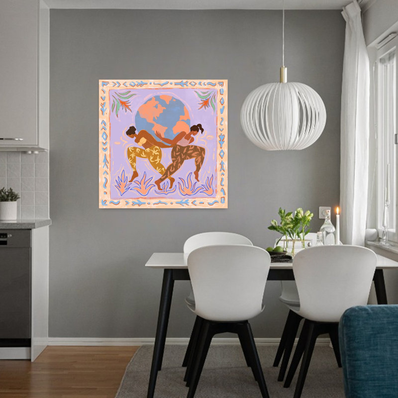 Art contemporain contemporain abstrait, H 32 po x l 32 po