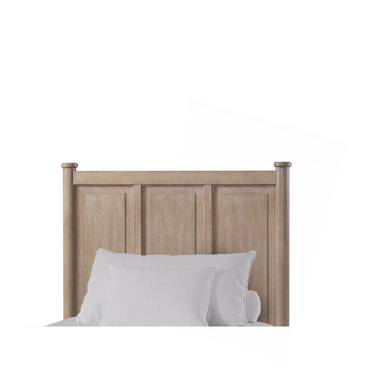 Lit en placage Mindi sans lit gigogne, Lit simple