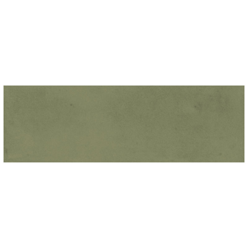 Coco 2" x 6" Porcelain Brick Look Subway Wall & Floor Tile, Moss Verde