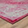 Lofland Oriental Medallion Pink Area Rug