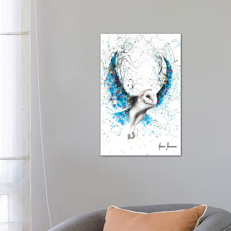 Mystical Owl by Ashvin Harrison - Wrapped Canvas Print, 66.04 cm H x 45.72 cm W x 1.91 cm D