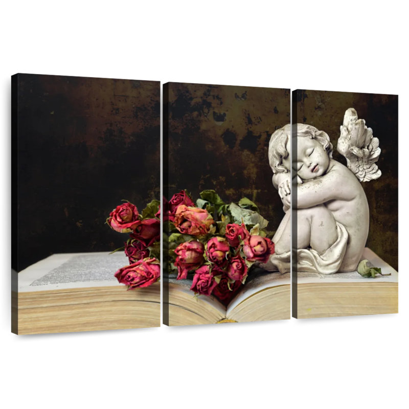 Leisha Cherub, 42" H x 65" W