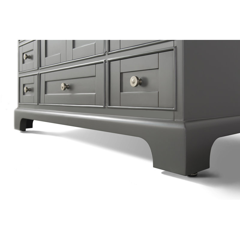 Base de meuble-lavabo 47 po Michael seulement, Gris saphir