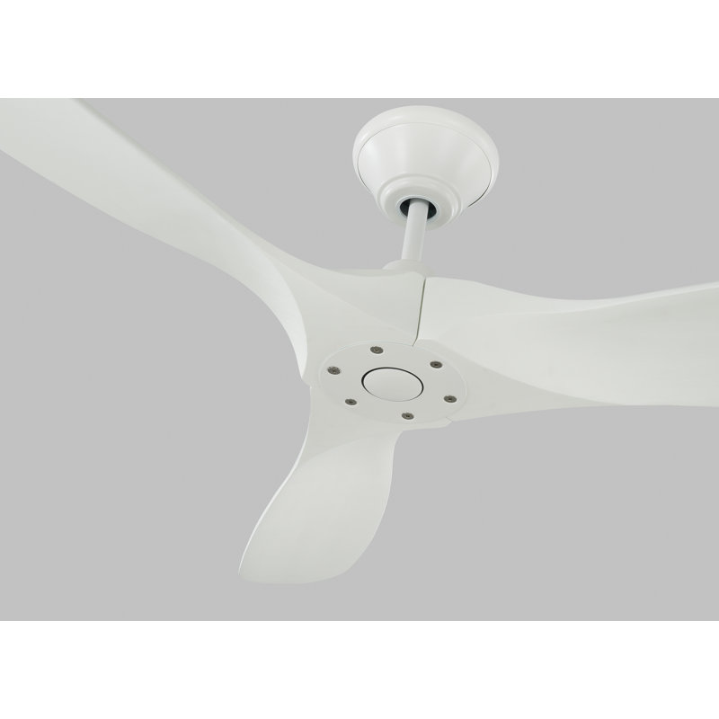 Maverick Downrod Ceiling Fan, Matte White, 52 inches