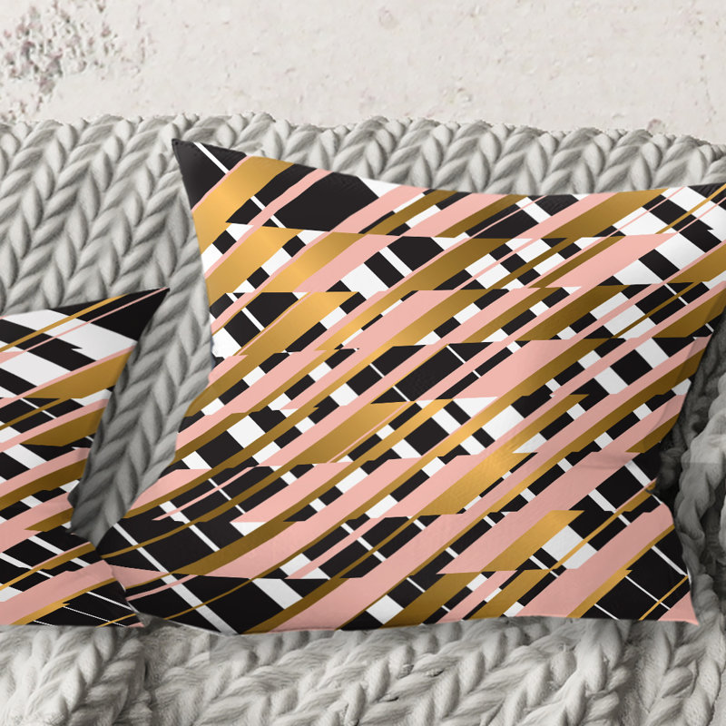 Coussin Gold, 18 po x 18 po