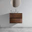 Meuble-lavabo mural 24 po avec lavabo en céramique-890664674