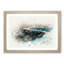 River Thames & London Skyline in Abstract - Framed Print-55758774-55758776