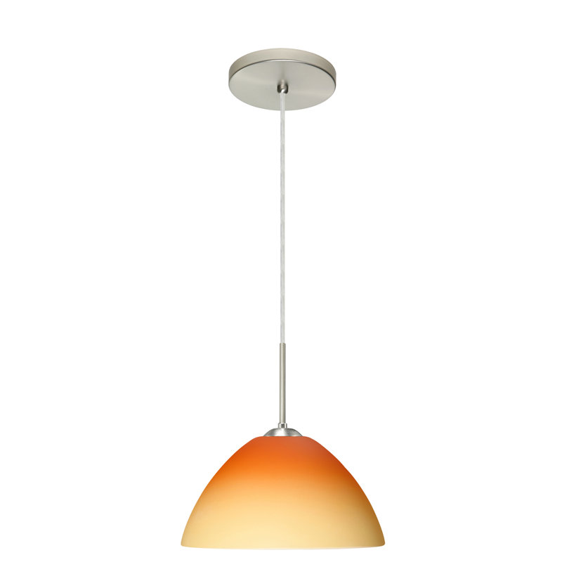 Tessa 1 - Light Single Pendant, Satin Nickel, Solare
