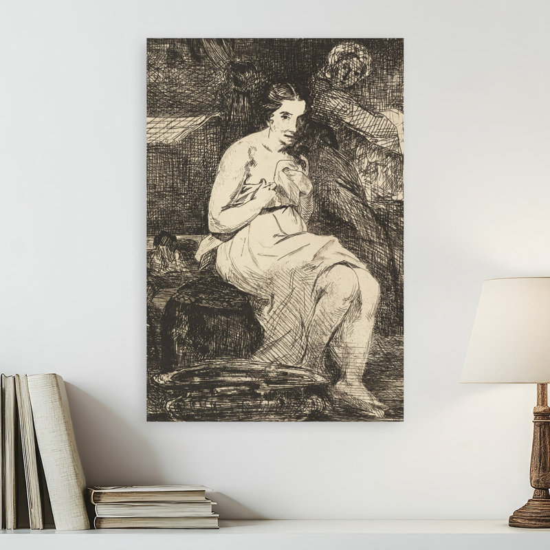 The Toilette, 1862 Abstract Contemporary Wall Art Print, 60.96cm H x 40.64cm W