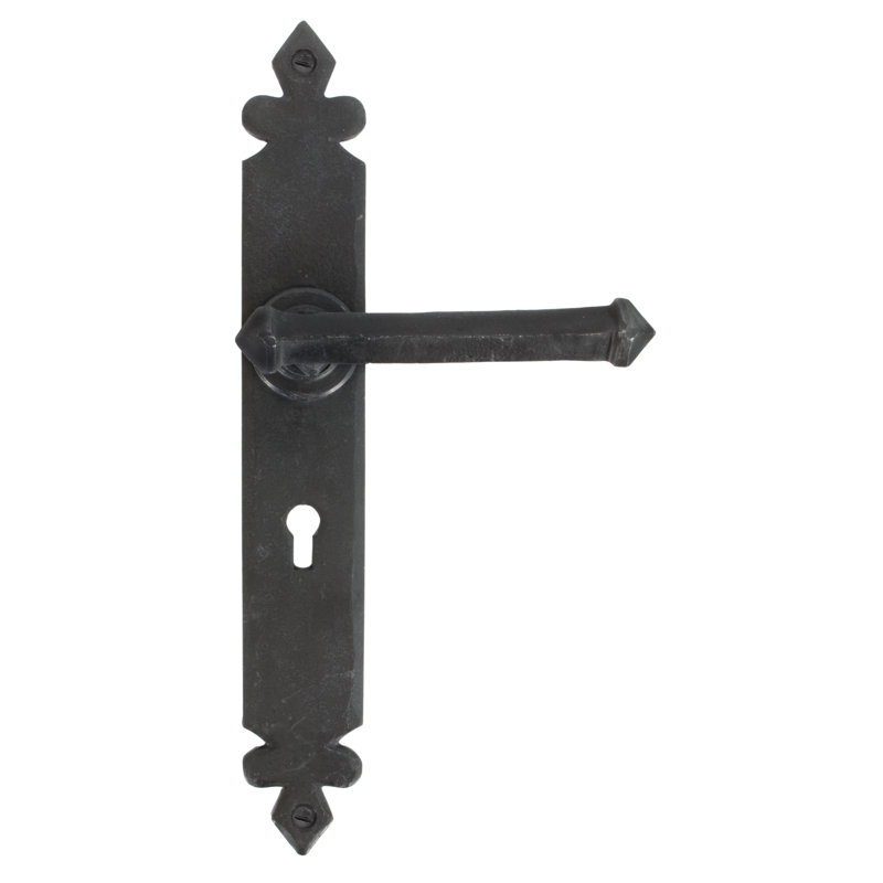 Tudor Lock Door Handle, Beeswax