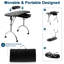 Foldable Manicure Table with Drawer