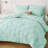 Bedsure Queen Pintuck Bed-in-a-Bag- Mint Green Pinch Pleat Comforter with Sheets, Pillowcases & Shams-114250872-103425110