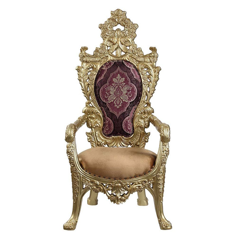 Chaise avec accoudoirs à dossier rembourré Fernish