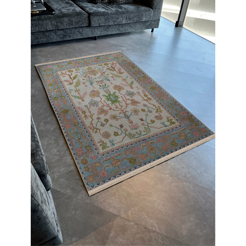 Tapis rectangulaire Yasamine, Rectangle 2 pi 8 po x 5 pi