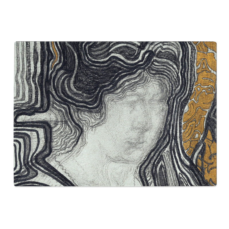 Woman Playing Cello by Reijer Stolk Chopping Board, 0.4cm H x 20cm W x 28.5cm L