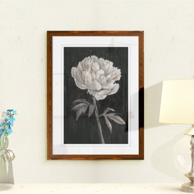 " Black And White Flowers I " by Paul Cezanne