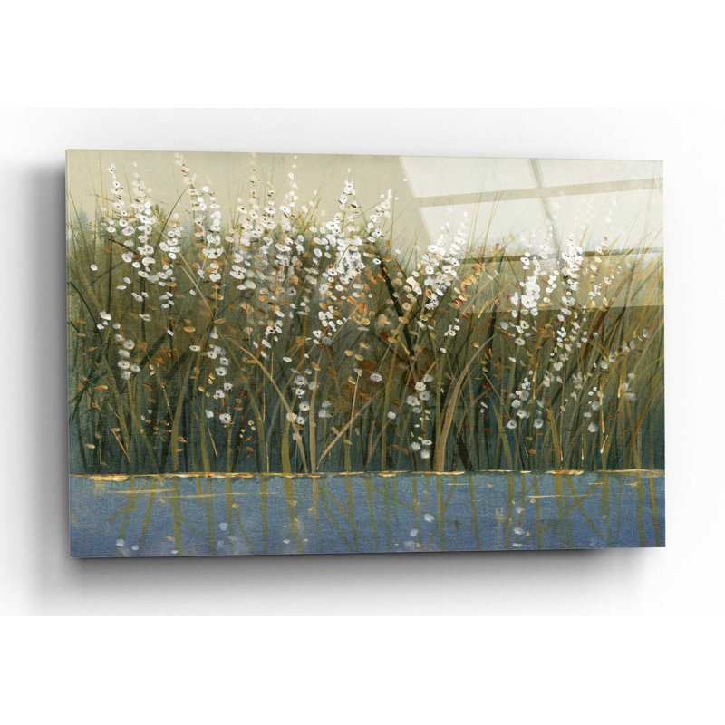 «By the Tall Grass I» par Tim O'Toole, art mural en verre acrylique, H 16 po x l 24 po x P 0,2 po