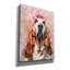 «Flower Crown Basset Hound» par Furbaby Affiliates, art mural sur toile-704387830