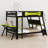 Multi-Functional Gaming Bunk Bed Built-In Dual Desk, USB Ports And Pegboard Storage-100276984