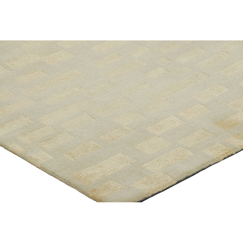 One-of-a-Kind Rectangle 4'6" X 13' Hand Knotted Area Rug
