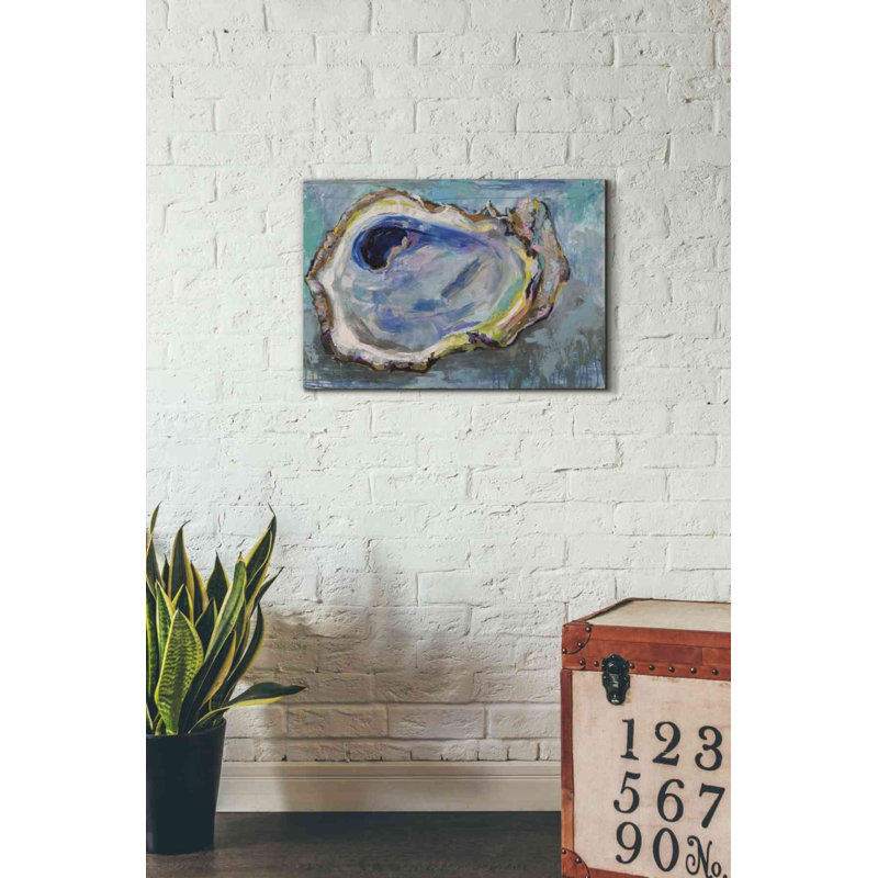 "Oyster Two" par Jeanette Vertentes, art mural sur toile, H 18 po x l 26 po x P 0,75 po