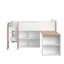 Vermehr European Single (90 x 200 cm) Storage Kids Bed with Desk