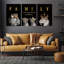 3 Piece Wrapped Canvas Print-2103339904
