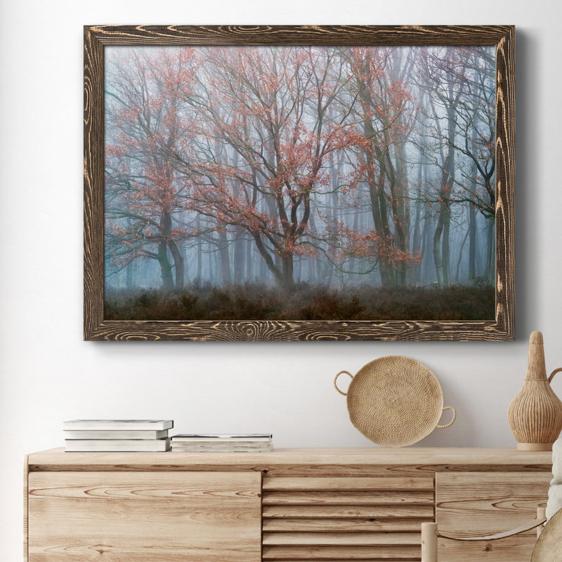 «Misty Contrasts», reproduction de photo sur toile encadrée, H 31,5 po x l 23,5 po x P 1,5 po, Noyer