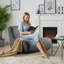 Cotton Blend Bean Bag Lounger-1380294027
