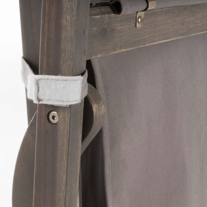 Fauteuil de plage Nikki (ensemble de 2), Gris