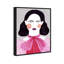 Dame en rose - peinture sur toile-78599732-78599731
