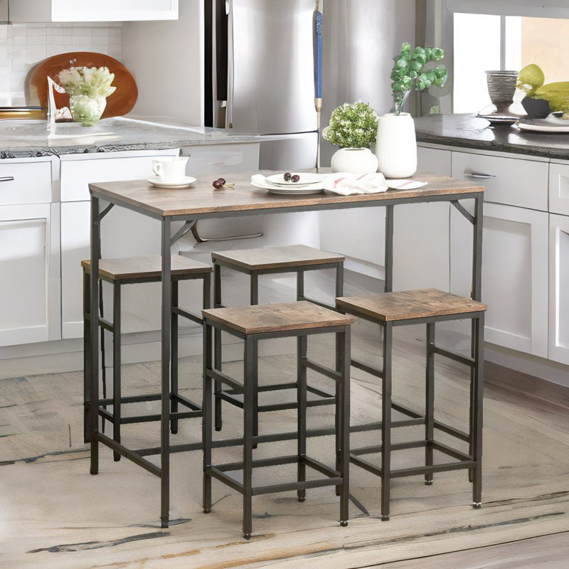Antiwan 4 - Person Dining Set