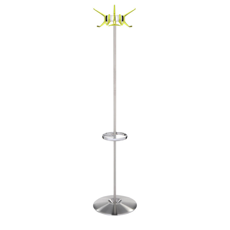 6 - Hook Coat Rack, Yellow