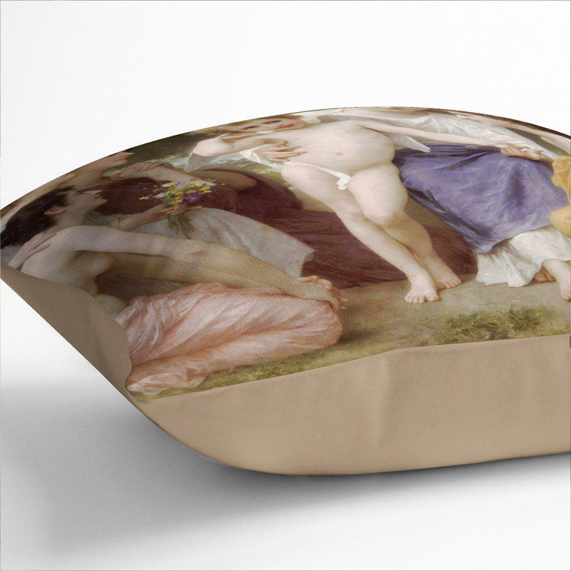 Admiration Square Throw Cushion, 55cm H x 55cm W x 20cm D, Stone