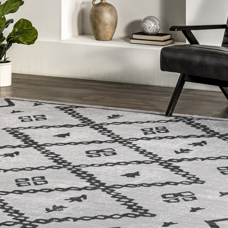Tapis lavable à la machine Celesta SpinClean, Tapis de couloir 2 pi 6 po x 8 pi