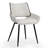 Jilene 19.09'' H Fabric Upholstered Metal Armchair