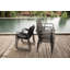 Cebu Stackable Dining Chair + Graphite Cushion