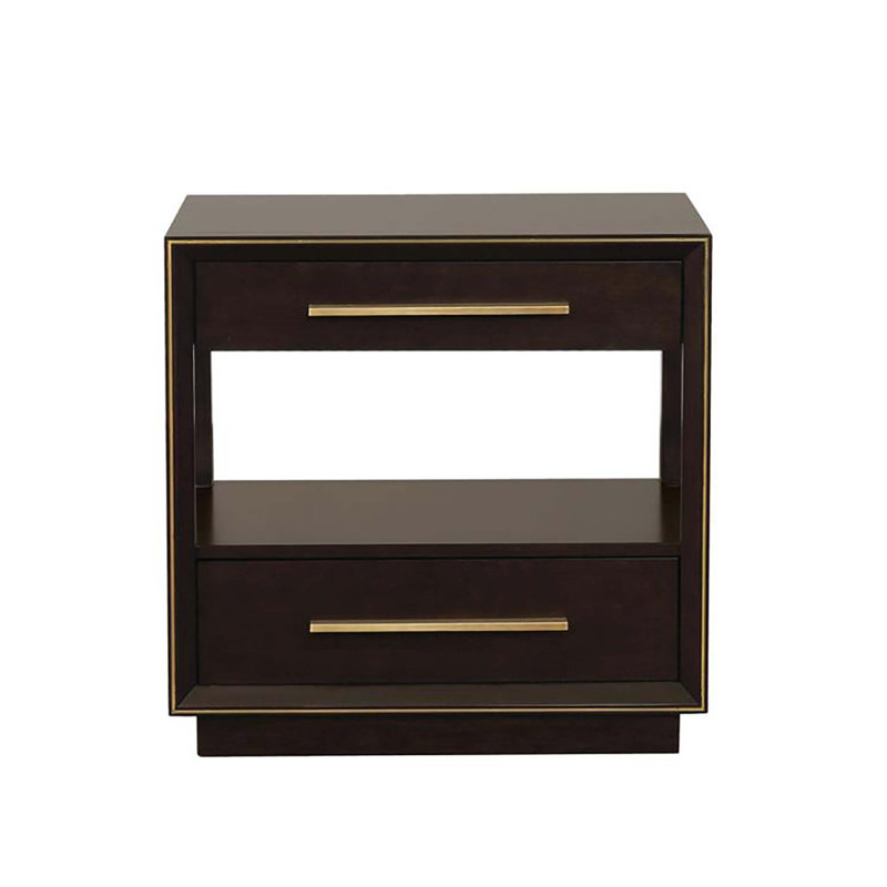 Table de chevet 2 tiroirs
