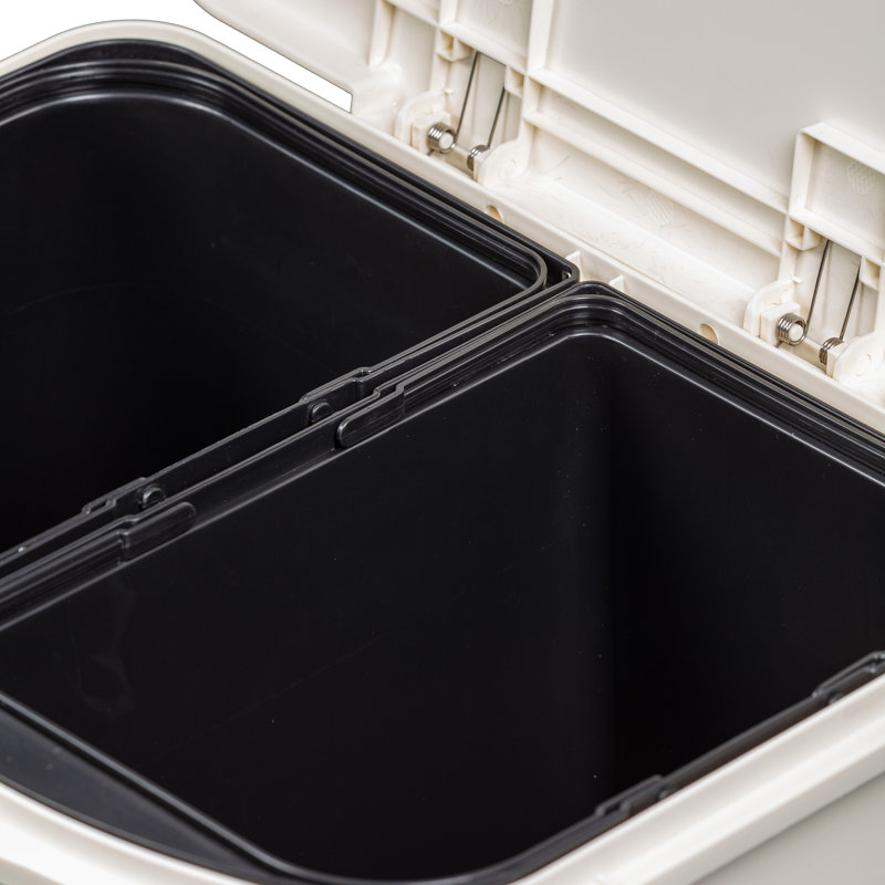 Dry and Wet Recycling Trash Can