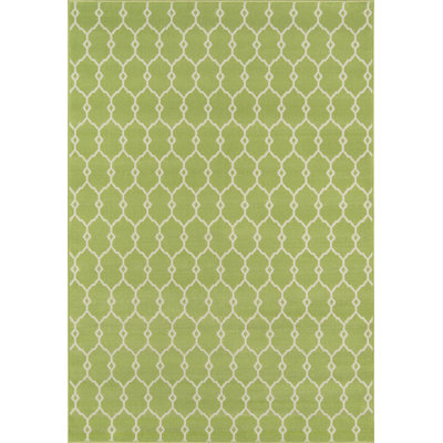 Tapis intérieur / extérieur vert Yepez