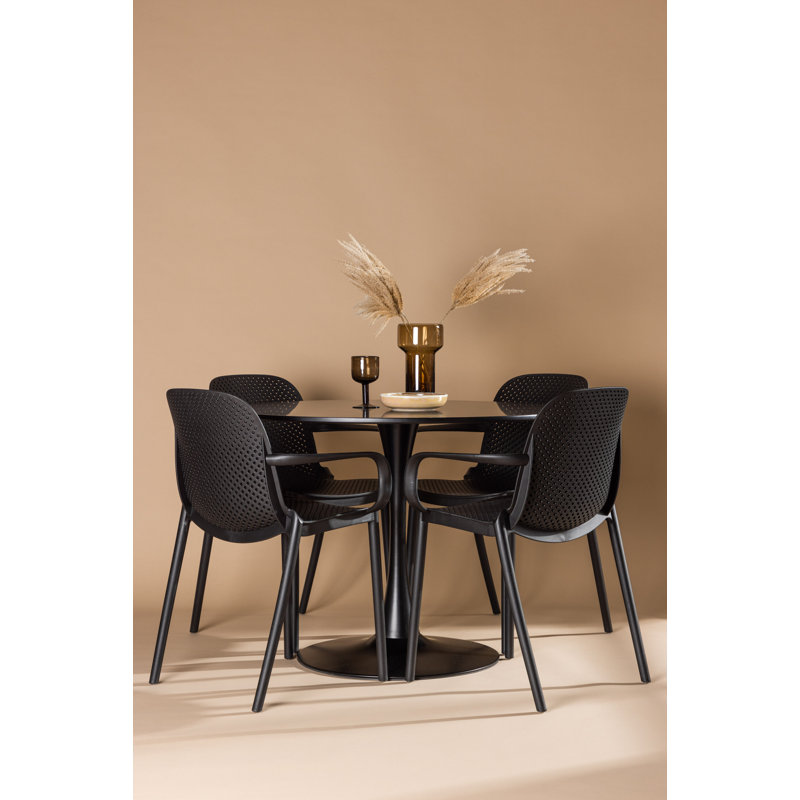 Zavala 4 - Person Dining Set